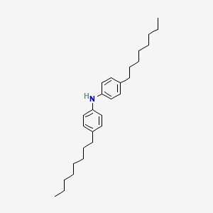 molecular formula C28H43N B7822064 4,4'-二辛基二苯胺 CAS No. 26603-23-6