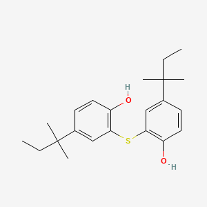 molecular formula C22H30O2S B7822077 2,2'-Thiobis(4-tert-pentylphenol) CAS No. 98-26-0