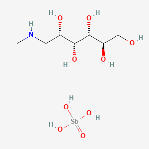 molecular formula C7H20NO9Sb B7822084 N-Methyl glucamine antimonate 