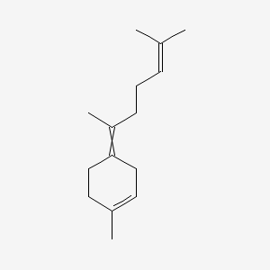 molecular formula C15H24 B7822174 Cyclohexene, 4-(1,5-dimethyl-4-hexenylidene)-1-methyl- 