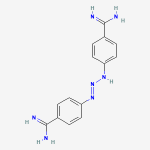 molecular formula C14H15N7 B7822185 Diminazene CAS No. 1443105-71-2