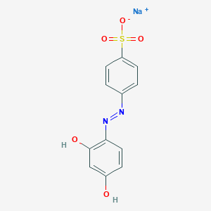 sodium;4-[(2,4-dihydroxyphenyl)diazenyl]benzenesulfonate