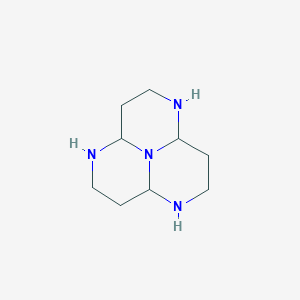 B078222 Dodecahydro-1,4,7,9b-tetraazaphenalene CAS No. 10553-85-2
