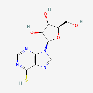 (2R,3S,4S,5R)-2-(hydroxymethyl)-5-(6-sulfanylpurin-9-yl)oxolane-3,4-diol