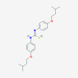 N,N'-bis[4-(3-methylbutoxy)phenyl]carbamimidothioic acid