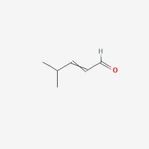 molecular formula C6H10O B7822296 4-甲基-2-戊烯醛 