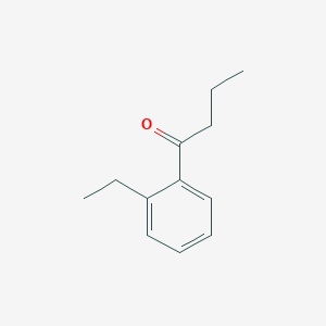 molecular formula C12H16O B7822347 2'-Ethylbutyrophenone CAS No. 35028-12-7