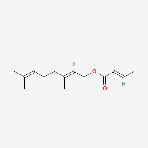 molecular formula C15H24O2 B7822592 香叶基虎酸酯 CAS No. 61827-81-4