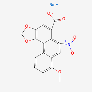 molecular formula C17H10NNaO7 B7822650 Sodium aristolochate CAS No. 52232-70-9