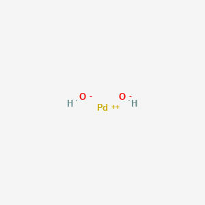 molecular formula H2O2Pd B7822691 Palladium(II) hydroxide 