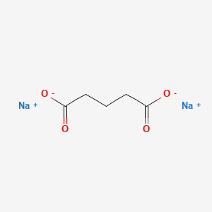molecular formula C5H6Na2O4 B7822776 Disodium glutarate CAS No. 32224-61-6