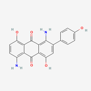 molecular formula C20H14N2O5 B7822796 C.I. Disperse Blue 35 CAS No. 31529-83-6