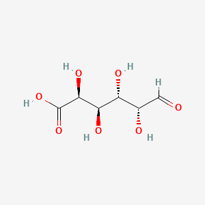 molecular formula C6H10O7 B7822871 (2S,3R,4S,5R)-2,3,4,5-tetrahydroxy-6-oxohexanoic acid CAS No. 552-12-5