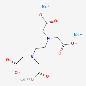 molecular formula C10H12CoN2Na2O8 B7822889 乙二胺四乙酸二钠钴 CAS No. 7649-08-3