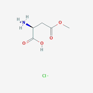 [(1S)-1-carboxy-3-methoxy-3-oxopropyl]azanium;chloride