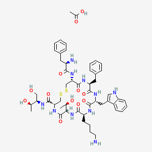 molecular formula C51H70N10O12S2 B7823001 Octreotide acetate 