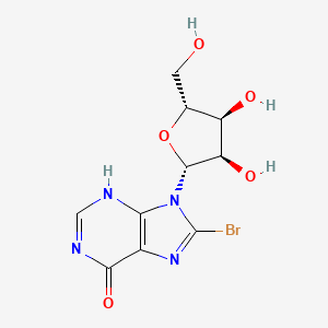 molecular formula C10H11BrN4O5 B7823013 CID 99528 