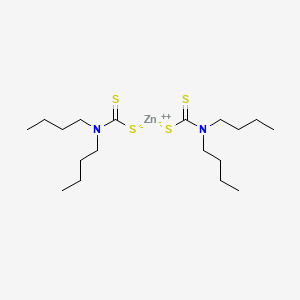 molecular formula C18H36N2S4Zn B7823065 二正丁基二硫代氨基甲酸锌 