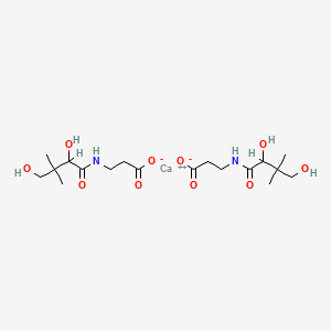 molecular formula C18H32CaN2O10 B7823080 Calcium DL-pantothenate 