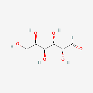 molecular formula C6H12O6 B7823081 (2R,3S,4S,5R)-2,3,4,5,6-pentahydroxyhexanal CAS No. 26566-61-0