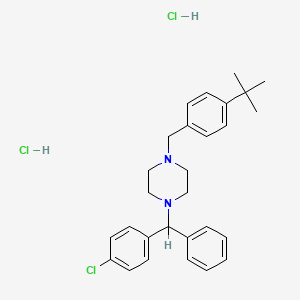 molecular formula C28H35Cl3N2 B7823124 Buclizine dihydrochloride CAS No. 7139-55-1
