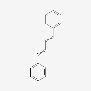 molecular formula C16H14 B7823205 苯, 1,1'-(1,3-丁二烯-1,4-二基)-双- 