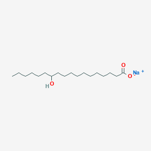 molecular formula C18H35NaO3 B7823234 sodium;12-hydroxyoctadecanoate 