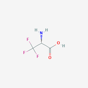 molecular formula C3H4F3NO2 B7823286 3,3,3-Trifluoro-l-alanine CAS No. 127127-25-7