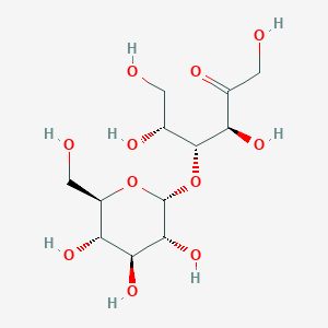 molecular formula C12H22O11 B7823296 4-O-α-D-葡萄糖吡喃糖基-D-果糖 