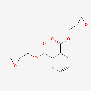 molecular formula C14H18O6 B7823448 Bis(2,3-epoxypropyl) cyclohex-4-ene-1,2-dicarboxylate CAS No. 36343-81-4