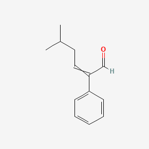 molecular formula C13H16O B7823456 5-Methyl-2-phenylhex-2-enal 