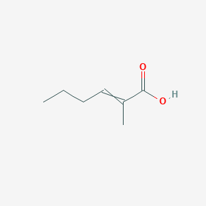 molecular formula C7H12O2 B7823570 2-Methyl-hex-2-enoic acid 