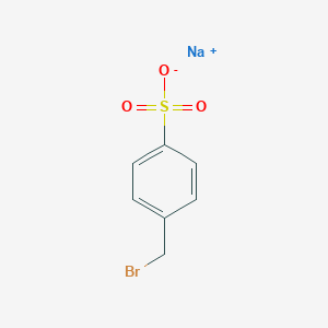 molecular formula C7H6BrNaO3S B7823639 sodium;4-(bromomethyl)benzenesulfonate 