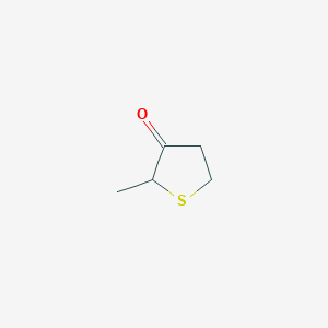 molecular formula C5H8OS B078238 2-甲基四氢噻吩-3-酮 CAS No. 13679-85-1