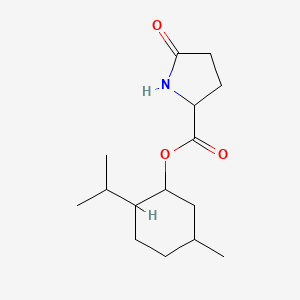 molecular formula C15H25NO3 B7823895 5-Methyl-2-(propan-2-yl)cyclohexyl 5-oxoprolinate 