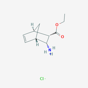 [(1S,2R,3S,4R)-3-ethoxycarbonyl-2-bicyclo[2.2.1]hept-5-enyl]azanium;chloride