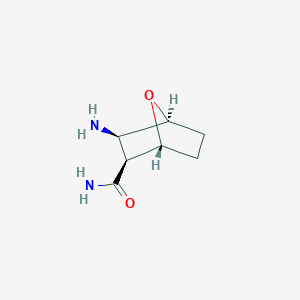 molecular formula C7H12N2O2 B7823963 (1R,2S,3R,4S)-3-amino-7-oxabicyclo[2.2.1]heptane-2-carboxamide 