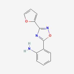 2-(3-(Furan-2-yl)-1,2,4-oxadiazol-5-yl)aniline
