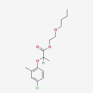 molecular formula C16H23ClO4 B7824034 2-Butoxyethyl 2-(4-chloro-2-methylphenoxy)propionate CAS No. 97659-39-7