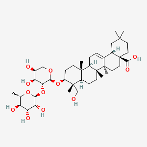 molecular formula C41H66O12 B7824046 α-常春藤皂甙 CAS No. 104748-88-1