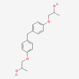 molecular formula C19H24O4 B7824076 1,1'-[Methylenebis(P-phenyleneoxy)]dipropan-2-OL CAS No. 47310-94-1