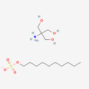 molecular formula C14H33NO7S B7824099 Decyl sulfate;[1,3-dihydroxy-2-(hydroxymethyl)propan-2-yl]azanium 