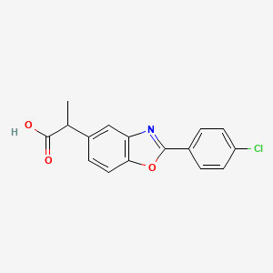molecular formula C16H12ClNO3 B7824110 Benoxaprofen CAS No. 67434-14-4