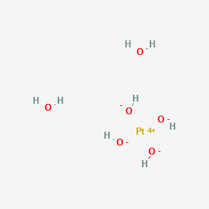 Platinum, diaquatetrahydroxy-