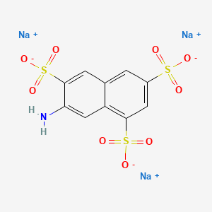 molecular formula C10H6NNa3O9S3 B7824181 Trisodium 7-aminonaphthalene-1,3,6-trisulphonate CAS No. 54914-98-6