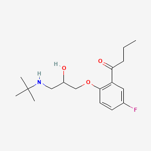molecular formula C17H26FNO3 B7824208 Butofilolol CAS No. 64552-17-6