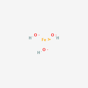 molecular formula FeH3O3 B7824273 Iron(III) hydroxide 