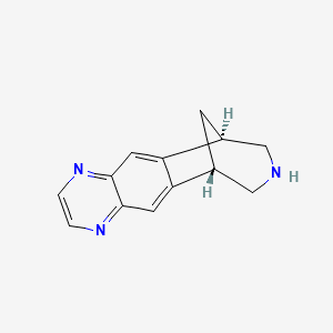 molecular formula C13H13N3 B7824298 7,8,9,10-四氢-6,10-甲烷-6H-吡嗪并(2,3-h)(3)苯并氮杂卓 