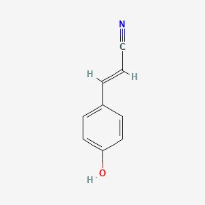 molecular formula C9H7NO B7824344 p-羟基肉桂腈 CAS No. 82628-73-7