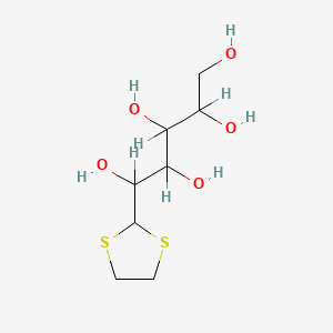 molecular formula C8H16O5S2 B7824395 d-Glucose ethylene thioketal CAS No. 16732-29-9